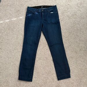 Jones New York Dark Blue Straight Leg Jeans